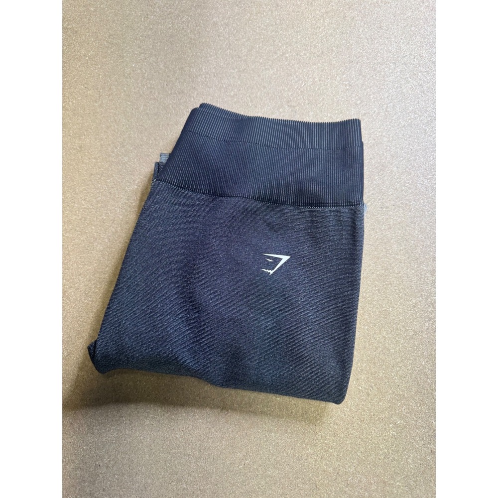 Gymshark Ombre Seamless Leggings Black Grey Womens Size XL Activewear Workout